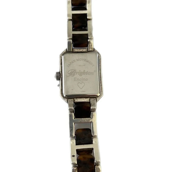 Brighton Ladies Encino Tortoise Shell Quartz Watch. New Battery main image 6